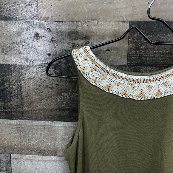 Lauren Ralph Lauren Beaded Sleeveless Top Size XS - Picture 4 of 7